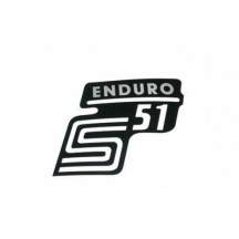 Nálepka bočná Enduro strieborná