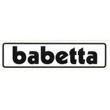 Nálepka(nádrž) BABETTA - čierna PP