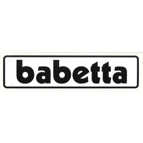 Nálepka(nádrž) BABETTA - čierna BP